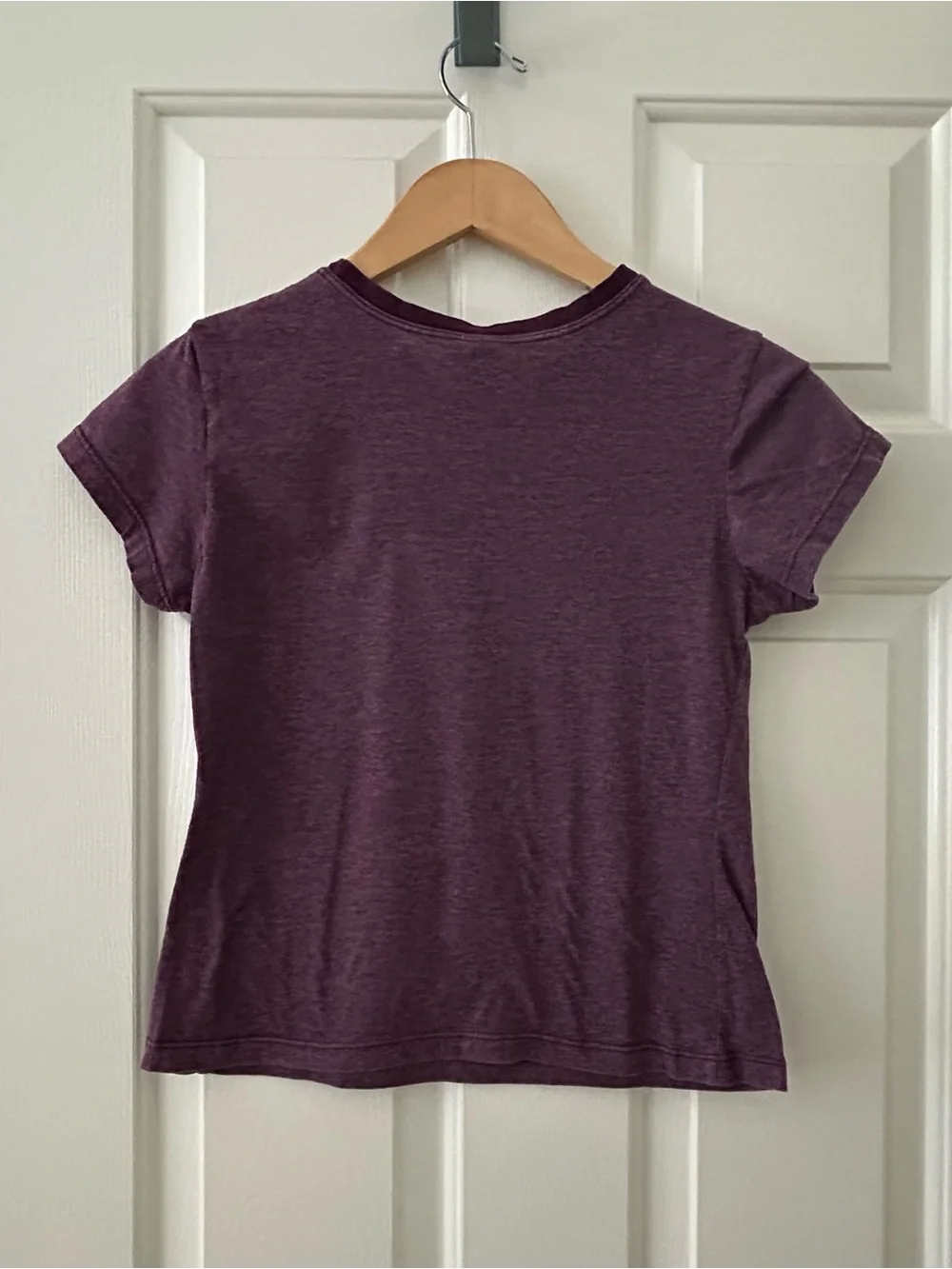 Y2K Vintage Weavers Girl T-Shirt Heather Plum Crew Neck Cotton Blend Size L